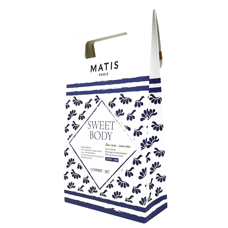 DUO SWEET BODY SET, HYDRA MOTION 200 ml + CARESS-SCRUB 100 ml - MATIS PARIS 