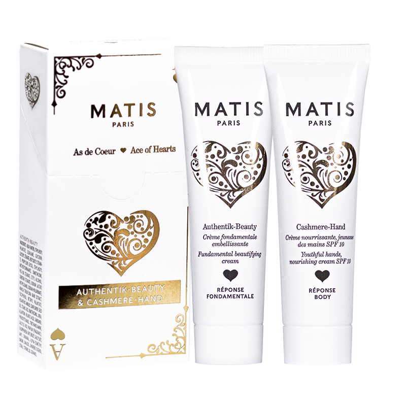 MINI SET ACE OF HEARTS, ΜΙΝΙ ΣΕΤ ΜΕ AUTHENTIK-BEAUTY 20ml ΚΑΙ CASHMERE HAND 20ml -MATIS PARIS