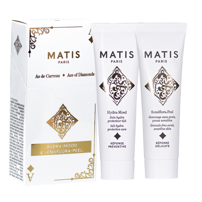 MINI SET ACE OF DIAMONDS, ΜΙΝΙ ΣΕΤ ΜΕ HYDRA-MOOD 20ml ΚΑΙ SENSIFLORA PEEL 20ml - MATIS PARIS
