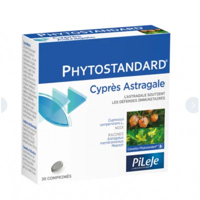 PHYTOSTANDARD CYPRES / ASTRAGALE  ΣΥΜΠΛΗΡΩΜΑ ΔΙΑΤΡΟΦΗΣ ΚΥΠΑΡΙΣΣΙ / ΑΣΤΡΑΓΑΛΟΣ ΓΙΑ ΕΝΙΣΧΥΣΗ ΤΗΣ ΑΜΥΝΑΣ ΤΟΥ ΑΝΟΣΟΠΟΙΗΤΙΚΟΥ 30TABS